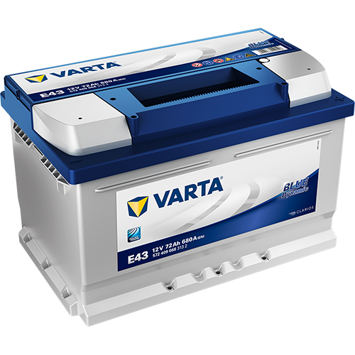 Starterbatterie Blue Dynamic VARTA 12V 72Ah 680A - E43