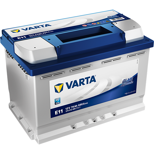 Starterbatterie Blue Dynamic VARTA 12V 74Ah 680A - E11