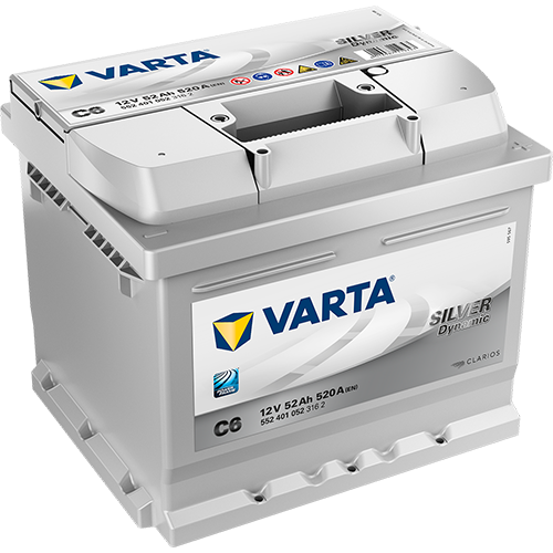 Starterbatterie Silver Dynamic VARTA 12V 52Ah - C6