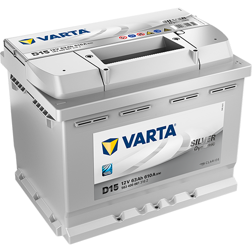 Starterbatterie Silver Dynamic VARTA 12V 63Ah - D15