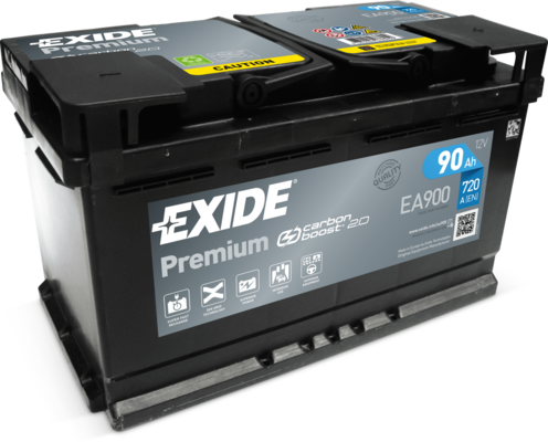 Starterbatterie Exide Premium 12V 90Ah 720A - EA900