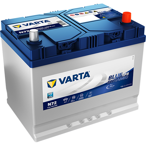 Varta Blue Dynamic EFB Starterbatterie 12V 72Ah - N72